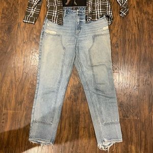 Abercrombie & Fitch repaired denim